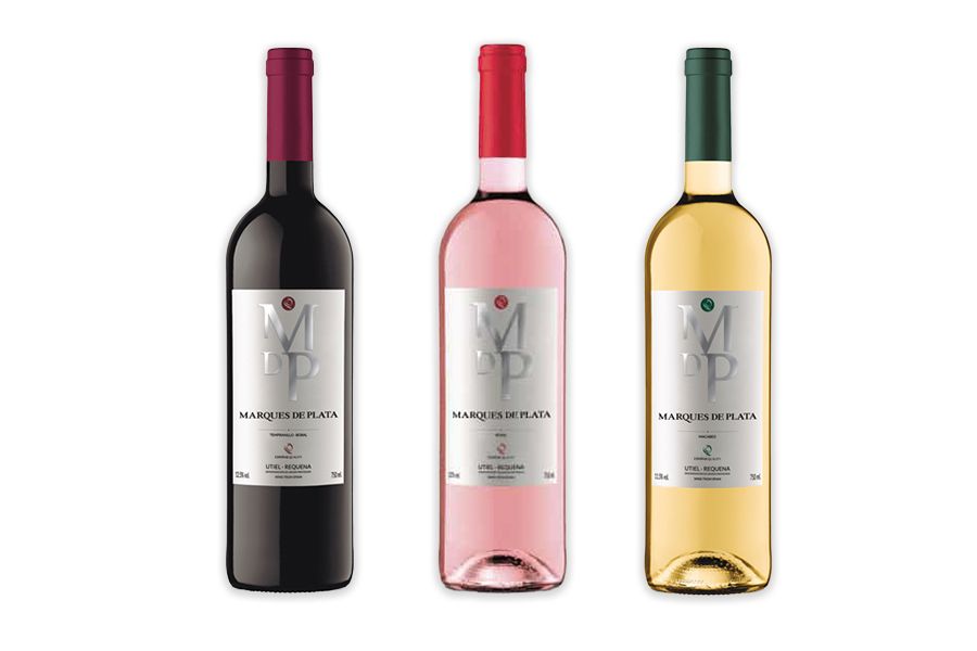 6 flessen wijn 750ml: Marques de Plata rood, rosé of wit