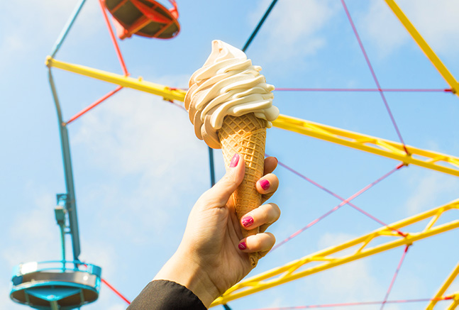 Onbeperkt ijsjes eten in attractiepark Wunderland Kalkar
